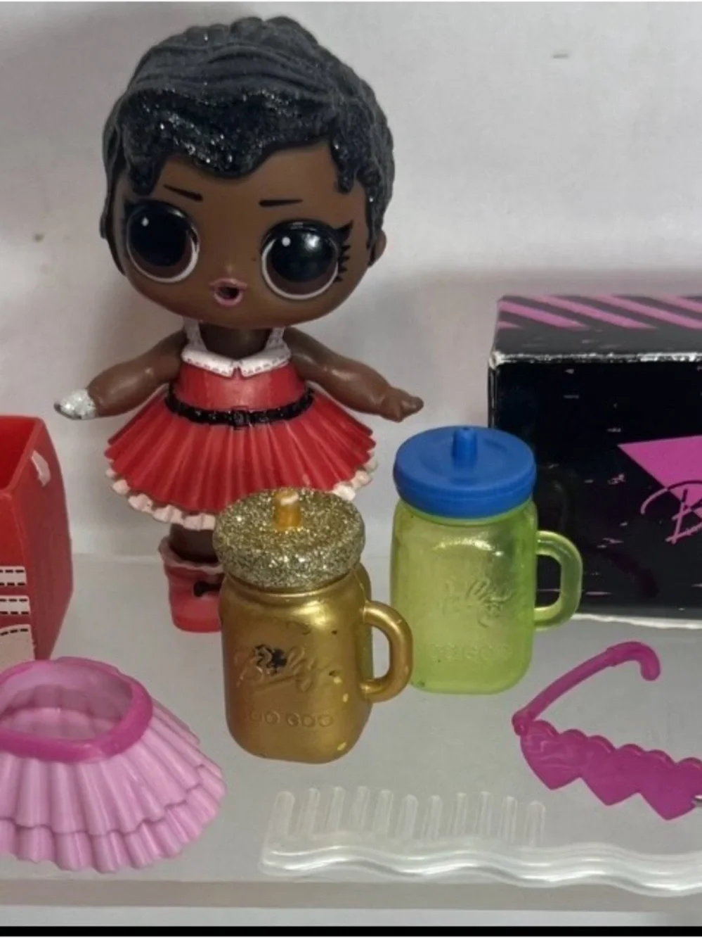 Lot Of 9 Total LOL Surprise 8 Accessories 1 Doll PLEASE READ